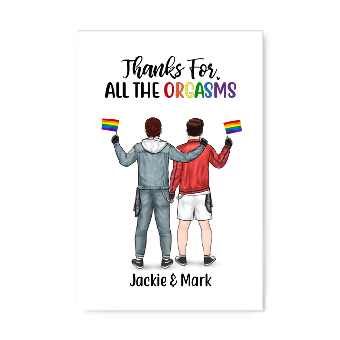 Personalized Canvas, Gifts For Him, Gifts For Her, Gifts for LGBT Couples