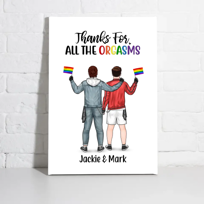 Personalized Canvas, Gifts For Him, Gifts For Her, Gifts for LGBT Couples