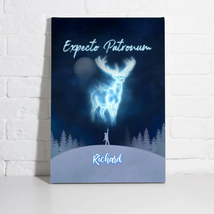 Personalized Poster, Canvas, HP Patronus Gifts for HP Lovers