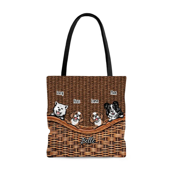 Doggie Bag with Sedge Print - Personalized Gifts Custom Dog Lovers Tote Bag For Dog Mom