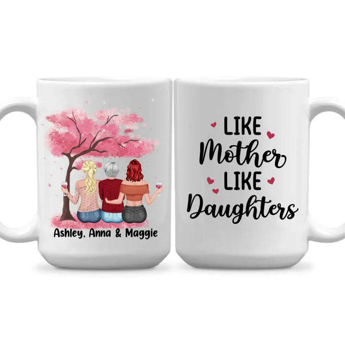 Like Mother Like Daughters - Personalized Mug For Mom, Mother's Day