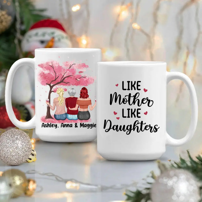 Like Mother Like Daughters - Personalized Mug For Mom, Mother's Day