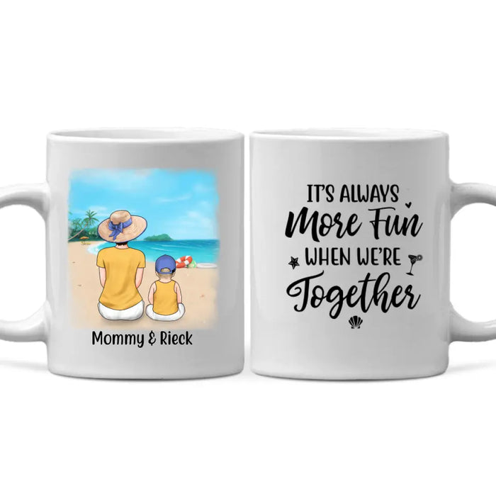 It's Always More Fun When We're Together - Personalized Gifts Custom Family Mug for Family, Family Gifts