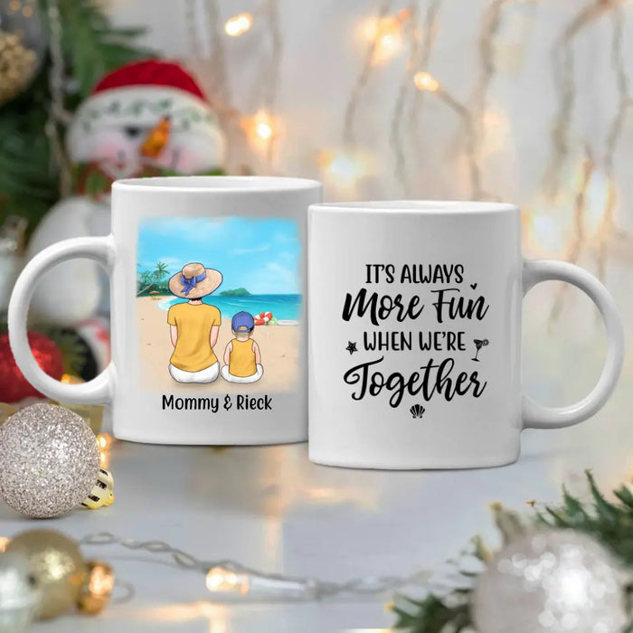 It's Always More Fun When We're Together - Personalized Gifts Custom Family Mug for Family, Family Gifts