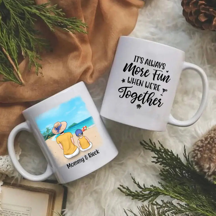 It's Always More Fun When We're Together - Personalized Gifts Custom Family Mug for Family, Family Gifts