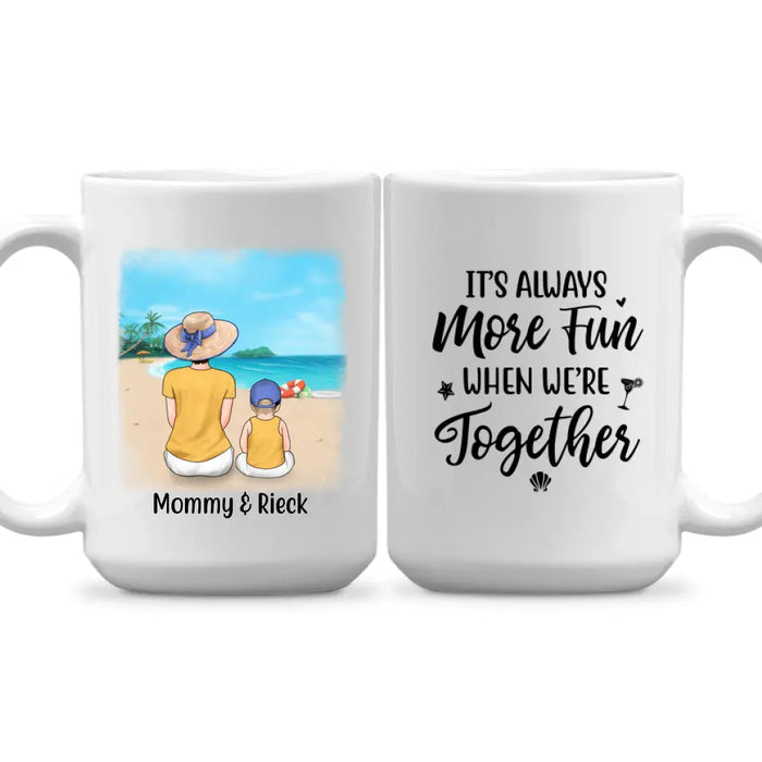 It's Always More Fun When We're Together - Personalized Gifts Custom Family Mug for Family, Family Gifts