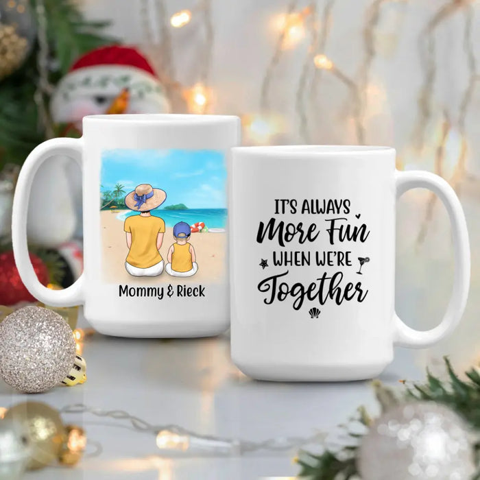 It's Always More Fun When We're Together - Personalized Gifts Custom Family Mug for Family, Family Gifts