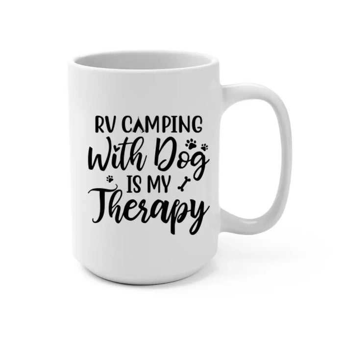 Personalized Mug, RV Camping Couple & Dogs, Gifts for Camping and Dogs Lovers