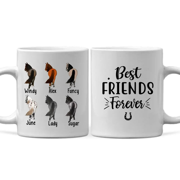 Personalized Mug, Horse Breed - Up To 6 Horses, Gift For Horse Lovers