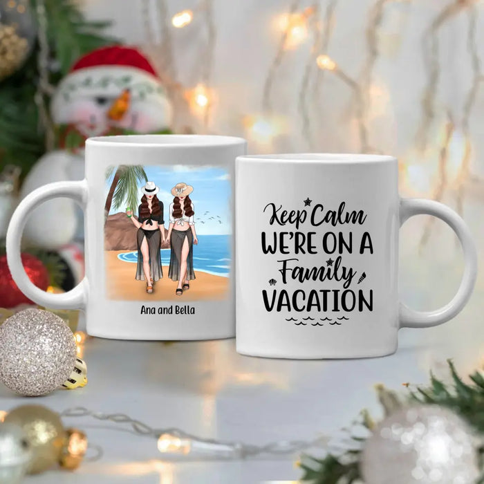 Personalized Mug, Beaches Booze Besties, Gift For Best Friend