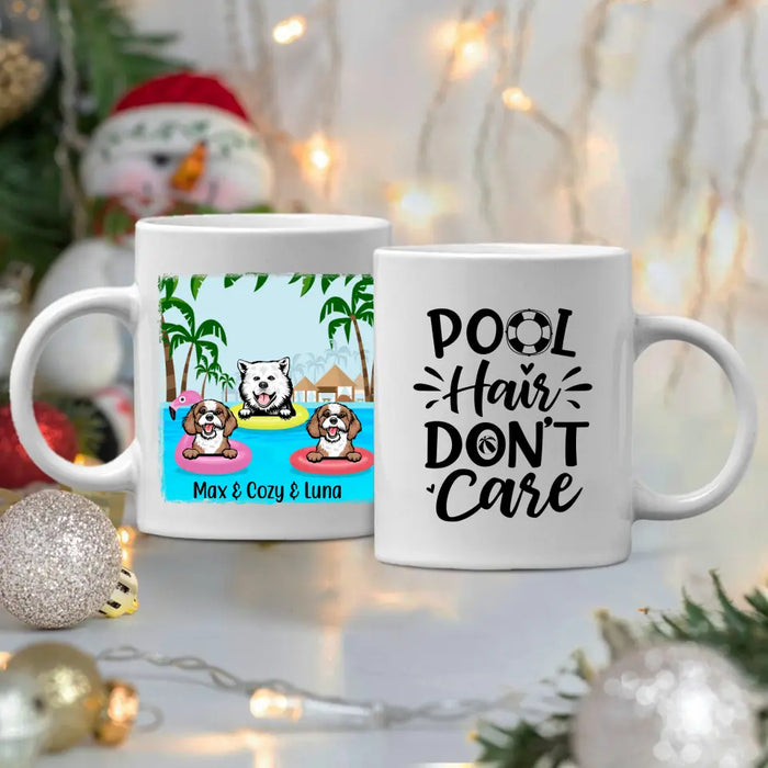 Personalized Mug, Swimming With Dogs, Gift for Dogs Lovers, Swimming Lovers, Summer Gift