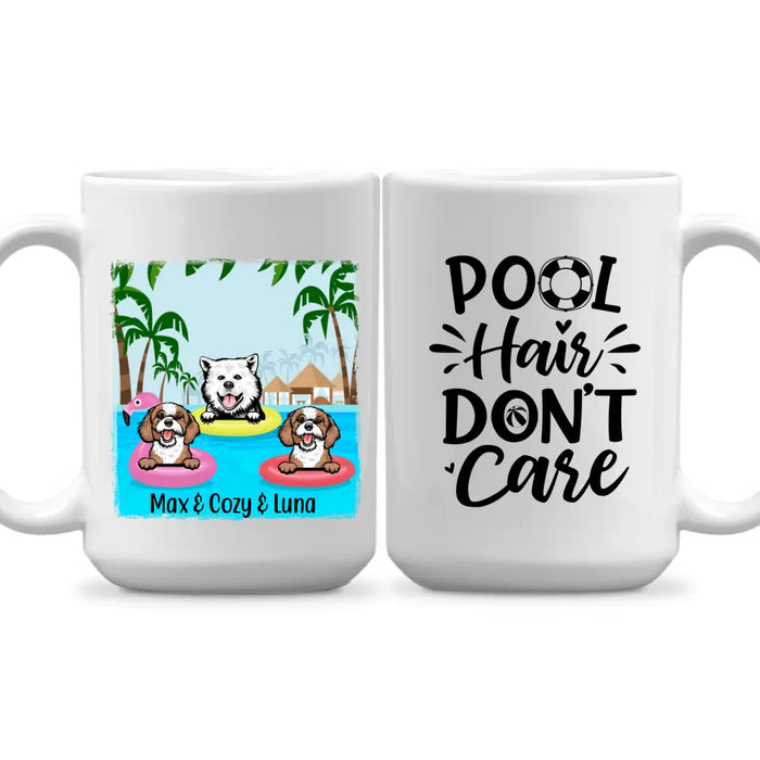 Personalized Mug, Swimming With Dogs, Gift for Dogs Lovers, Swimming Lovers, Summer Gift