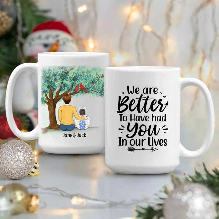 Personalized Mug, Memorial Gift for Children Loss, Loss of Son, Loss of Daughter