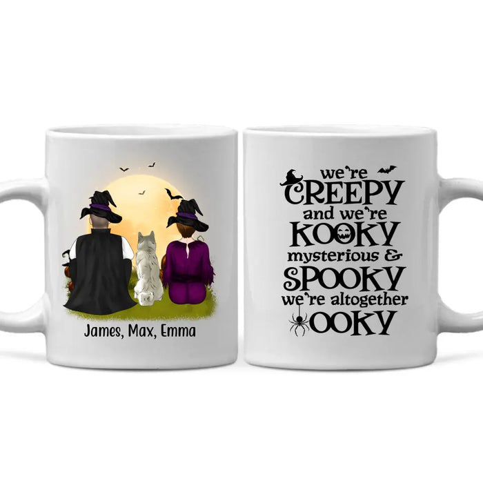 Personalized Mug, Halloween Is Better With Dogs - Couple Gift, Gift For Halloween And Dog Lovers