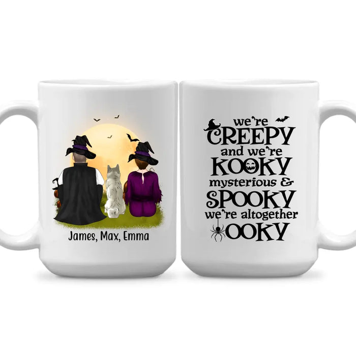 Personalized Mug, Halloween Is Better With Dogs - Couple Gift, Gift For Halloween And Dog Lovers