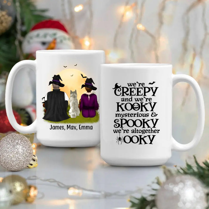 Personalized Mug, Halloween Is Better With Dogs - Couple Gift, Gift For Halloween And Dog Lovers