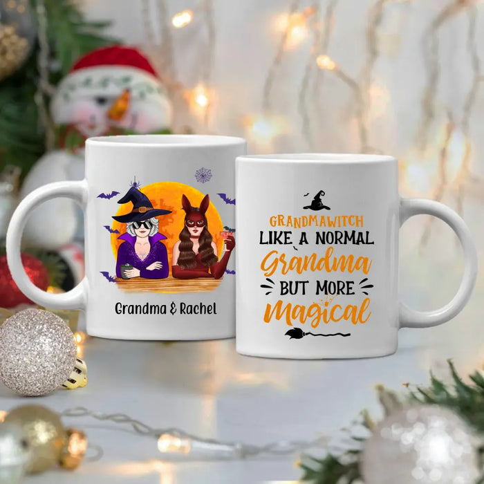 GrandmaWitch Like A Normal Grandma But More Magical - Halloween Personalized Gifts Custom Mug For Mom