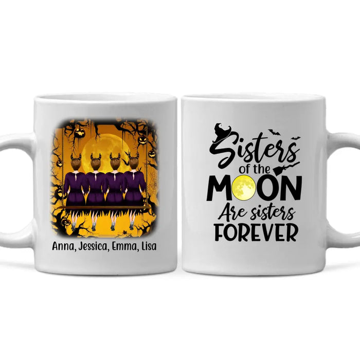 Personalized Mug, Up To 4 Girls, You're My Favorite Witch To Witch About Witches With- Halloween Gift, Gift For Sisters, Best Friends