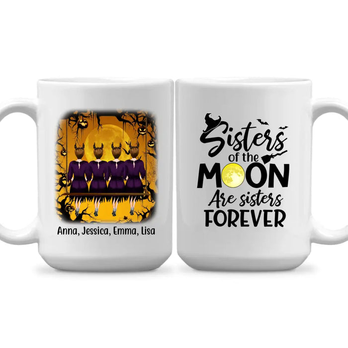 Personalized Mug, Up To 4 Girls, You're My Favorite Witch To Witch About Witches With- Halloween Gift, Gift For Sisters, Best Friends