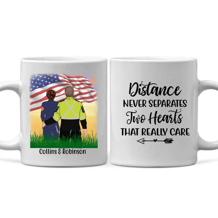 Personalized Mug, First Responder Couple and Friends - Gift For First Responders Police Firefighter Nurse EMT Paramedic