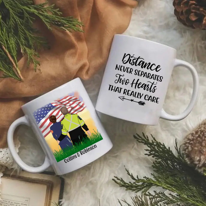 Personalized Mug, First Responder Couple and Friends - Gift For First Responders Police Firefighter Nurse EMT Paramedic