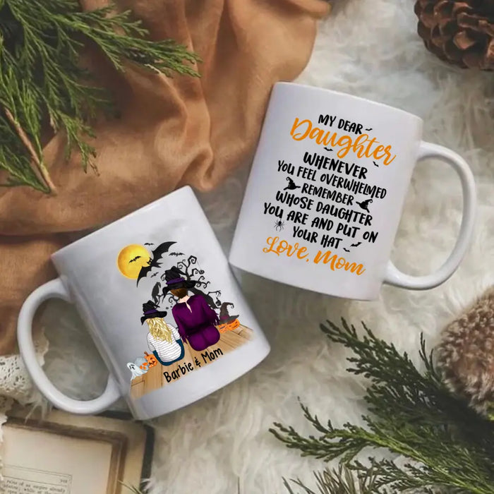 Personalized Mug, To My Daughter Remember Whose Daughter You Are, Halloween Gift For Daughter