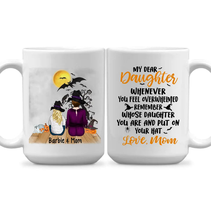 Personalized Mug, To My Daughter Remember Whose Daughter You Are, Halloween Gift For Daughter