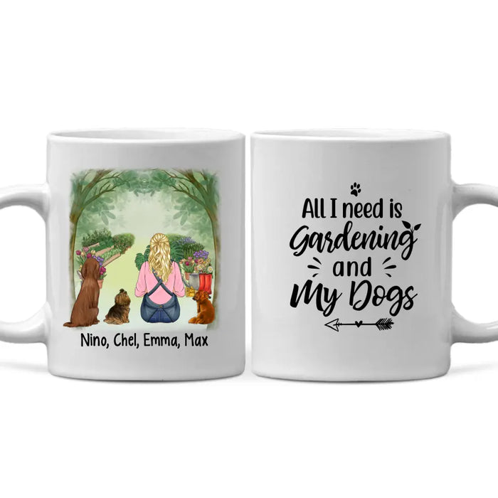 Personalized Mug, Plant Lady Is The New Dog Lady, Gift For Gardeners And Dog Lovers