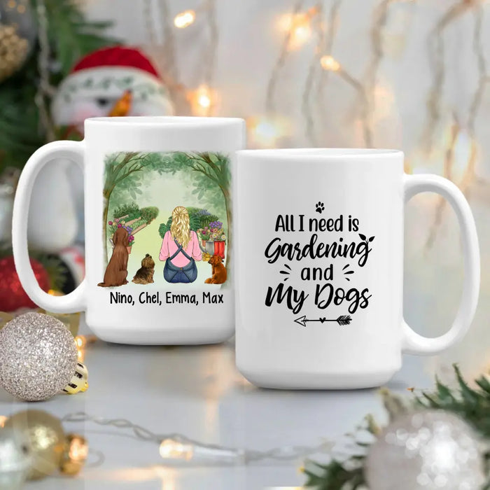 Personalized Mug, Plant Lady Is The New Dog Lady, Gift For Gardeners And Dog Lovers