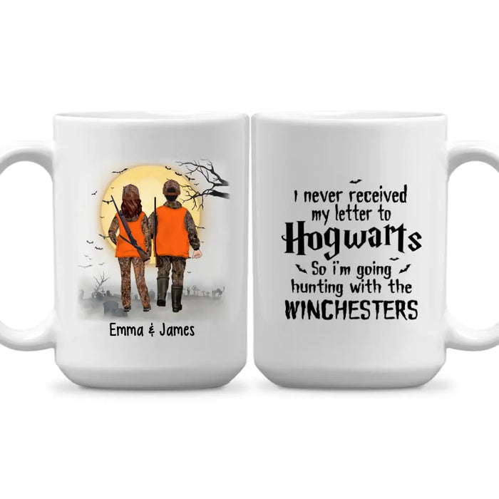 Personalized Mug, Hunting On Halloween, Gift For Hunters