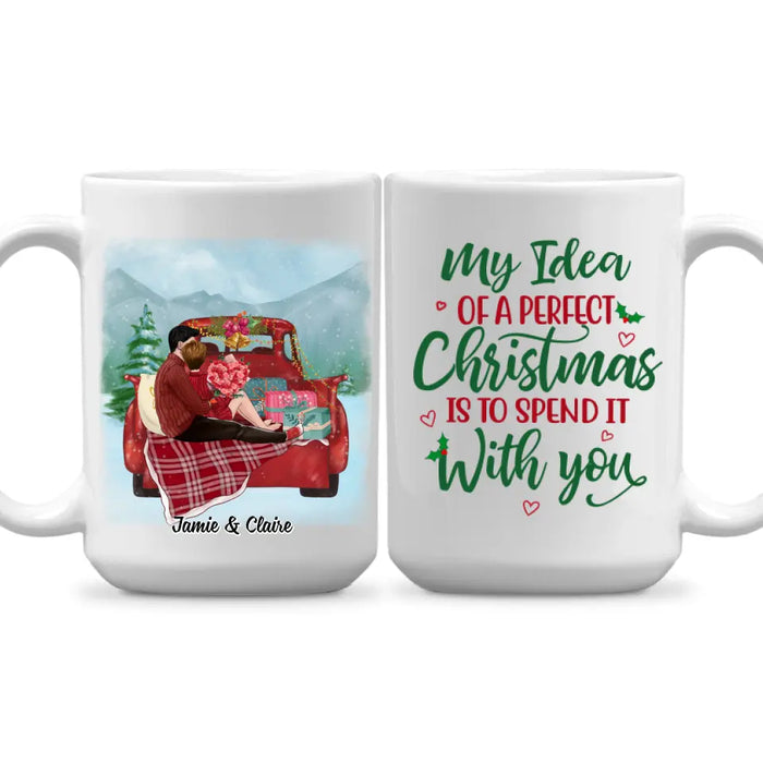 Personalized Mug, All I Want For Christmas Is You, Christmas Gift For Couples