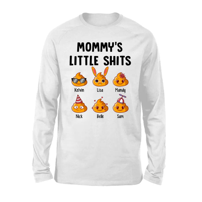 Mommy's Little Shits - Personalized Funny Gift For Mom Shirt, Mother's Day Gift, Mom Gift