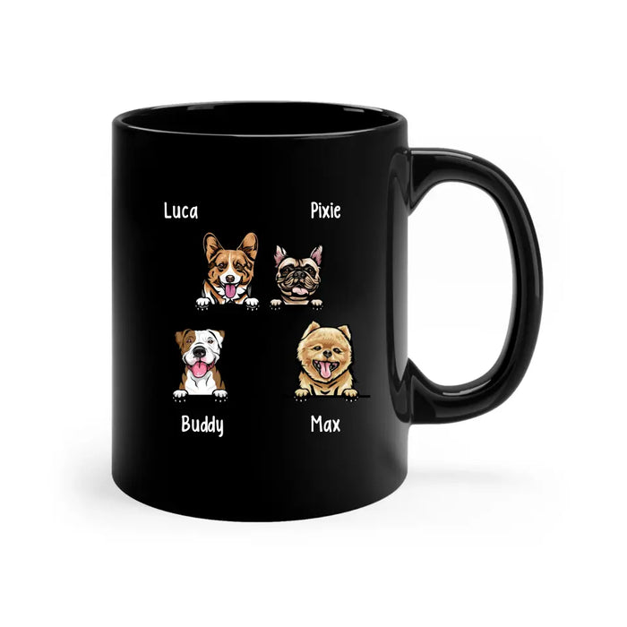 Best Dog Mom In The Galaxy Just Ask - Personalized Gifts Custom Mug for Dog Mom, Dog Dad, Dog Lovers