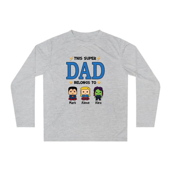 This Super Dad Belongs To - Father's Day Personalized Gifts Custom Heroes Shirt For Dad, Super Hero Lovers