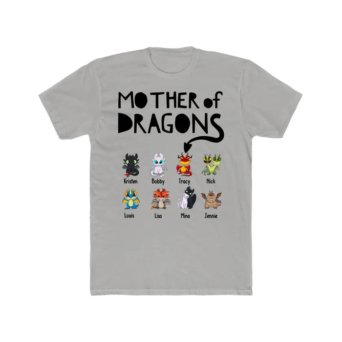 Mother Of Dragons - Personalized Baby Dragons Children's Names Shirt For Mother, Unique Gift for Mom