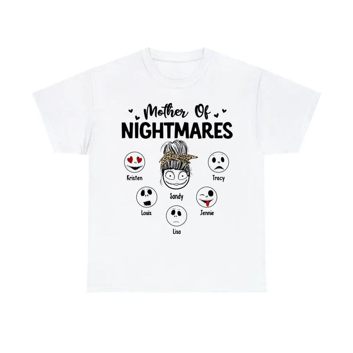 Mother Of Nightmares - Personalized Children's Names Shirt For Mother, Unique Gift for Mom