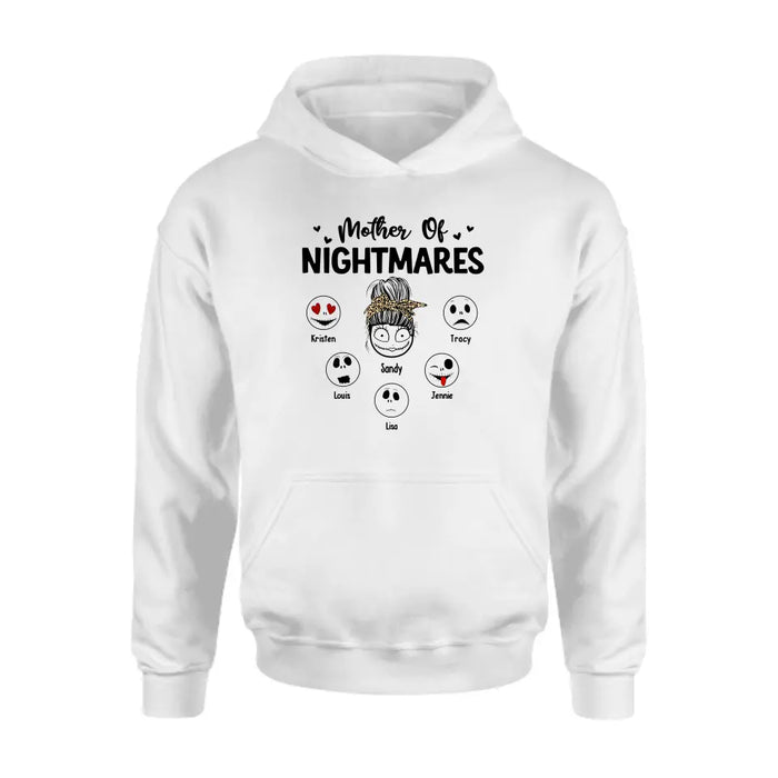 Mother Of Nightmares - Personalized Children's Names Shirt For Mother, Unique Gift for Mom