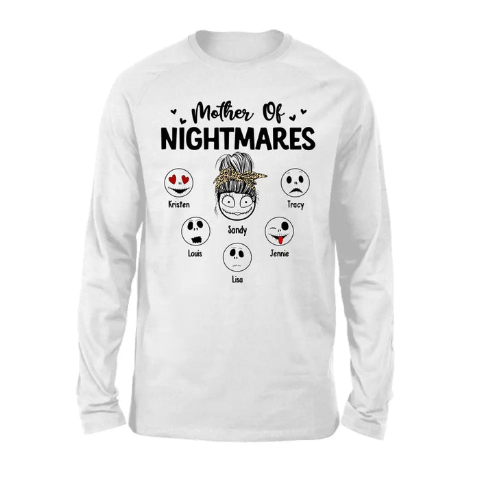 Mother Of Nightmares - Personalized Children's Names Shirt For Mother, Unique Gift for Mom