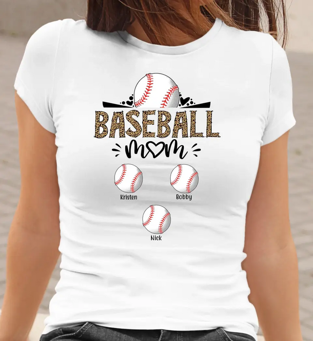 Baseball Mom - Personalized Gifts Custom Shirt for Mom, Mother's Day Gift, Baseball Lovers