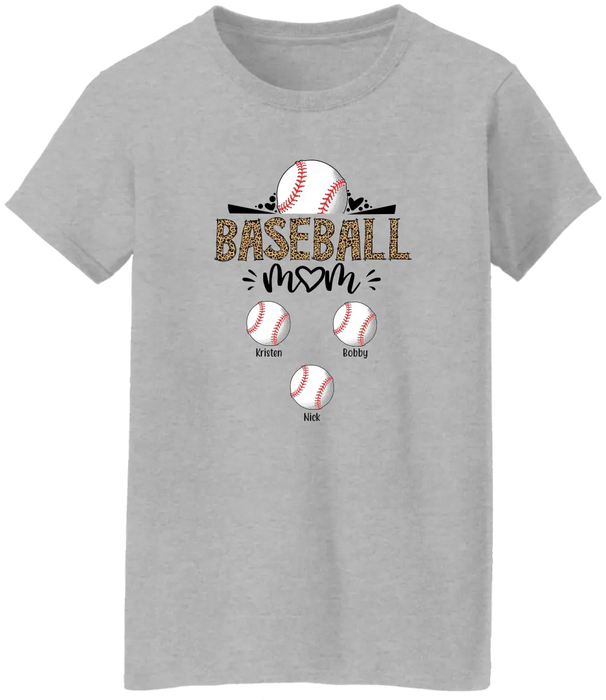 Baseball Mom - Personalized Gifts Custom Shirt for Mom, Mother's Day Gift, Baseball Lovers