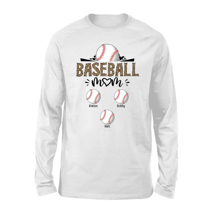 Baseball Mom - Personalized Gifts Custom Shirt for Mom, Mother's Day Gift, Baseball Lovers