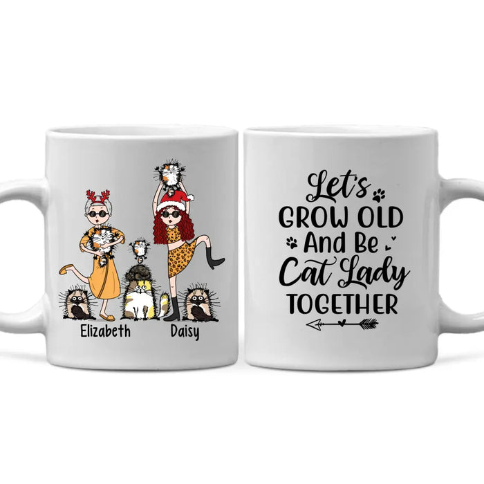 Personalized Mug, Crazy Cat Ladies, Christmas Gift For Cat Lovers