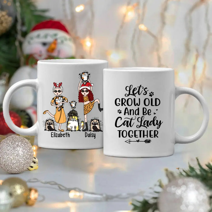 Personalized Mug, Crazy Cat Ladies, Christmas Gift For Cat Lovers