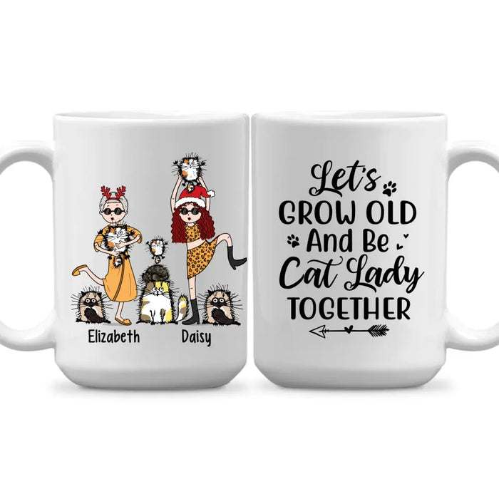 Personalized Mug, Crazy Cat Ladies, Christmas Gift For Cat Lovers