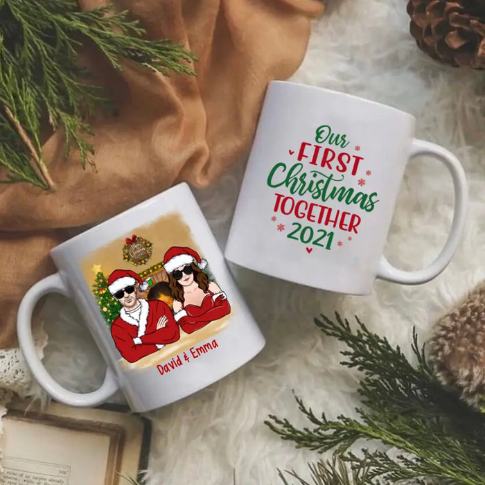 Personalized Mug, Our Christmas Together, Christmas Gift For Couple