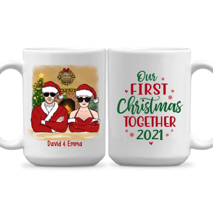 Personalized Mug, Our Christmas Together, Christmas Gift For Couple