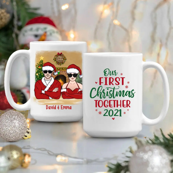 Personalized Mug, Our Christmas Together, Christmas Gift For Couple