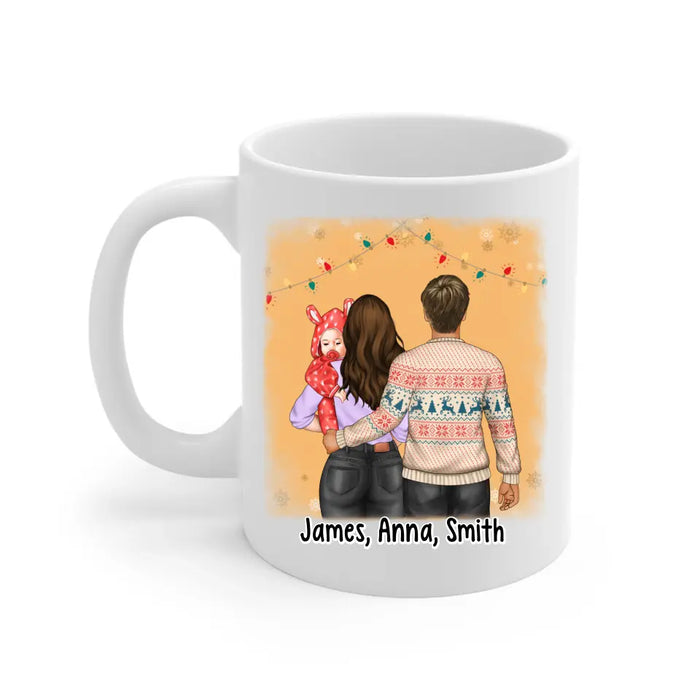 Personalized Mug, Baby First Christmas - Our First Christmas Together, Christmas Gift For Family