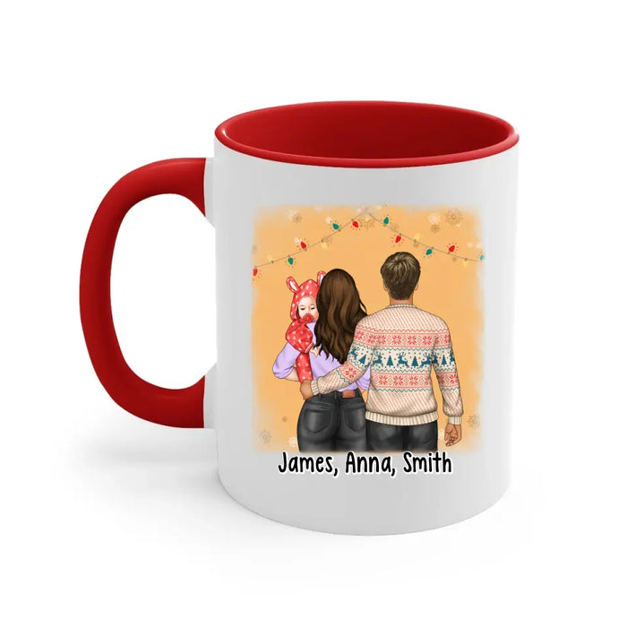 Personalized Mug, Baby First Christmas - Our First Christmas Together, Christmas Gift For Family