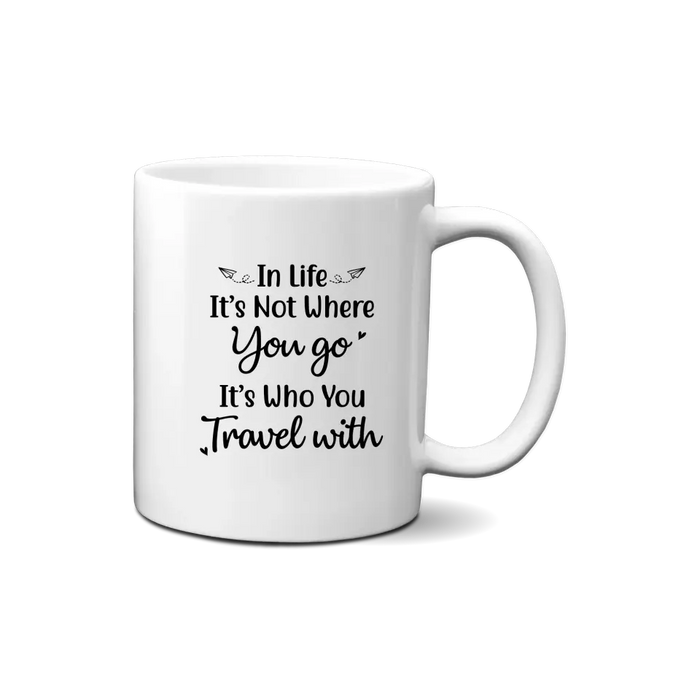 Traveling Girls - Personalized Mug For Friends, For Sister, Travel